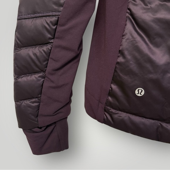 Lululemon Down For A Run Pullover II Black Cherry Sz 4 - Picture 9 of 13